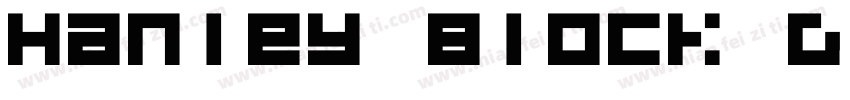 Hanley Block Display字体转换